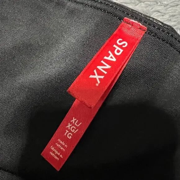 SPANX Leggings Womens XL Metallic Faux Leather Pants - Picture 5 of 10